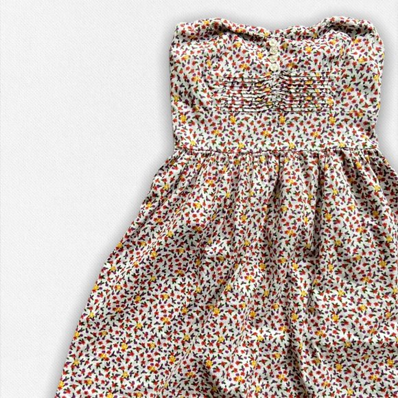 BeBop Strapless Floral Dress - Picture 2 of 5